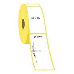 40 x 75 Lamine Termal Etiket - 2