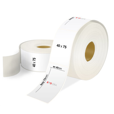 40 x 75 PP Opak Etiket - 1