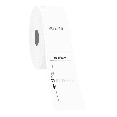 40 x 75 Şeffaf Etiket - 2