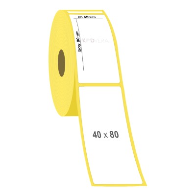 40 x 80 Termal Etiket - 2