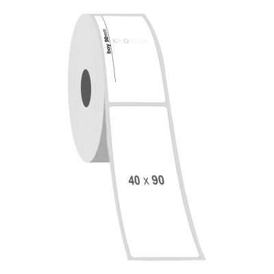 40 x 90 Silver Mat Etiket - 2