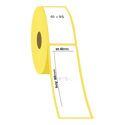 40 x 95 Kuşe Etiket - 2
