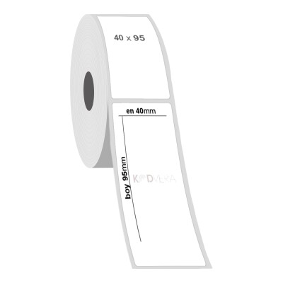 40 x 95 PP Opak Etiket - 2