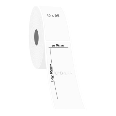 40 x 95 Şeffaf Etiket - 2