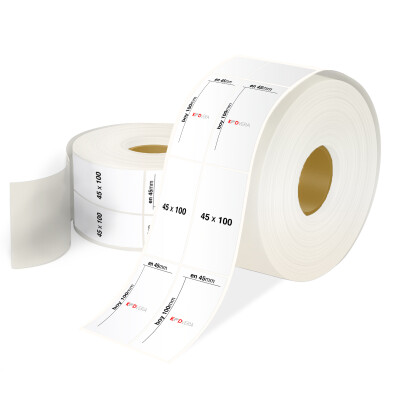 45 x 100 2'li PP Opak Etiket - 1