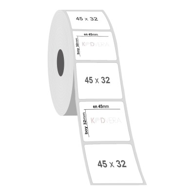 45 x 32 PP Opak Etiket - 2