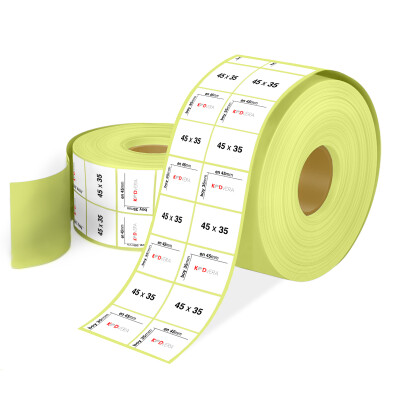 45 x 35 2'li Lamine Termal Etiket - 1