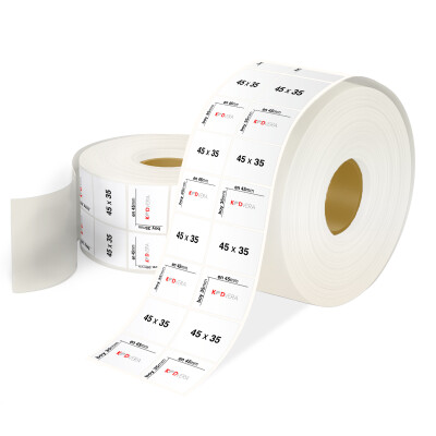 45 x 35 2'li PP Opak Etiket - 1