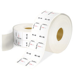 45 x 45 2'li PP Opak Etiket - 1