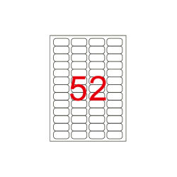 46.4 X 21.2 Lazer Etiket KV-1052 - 1