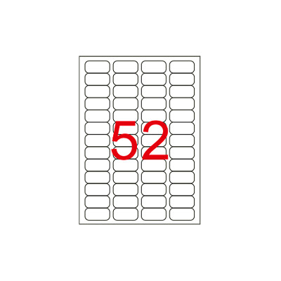 46.4 X 21.2 Lazer Etiket KV-1052 - 1