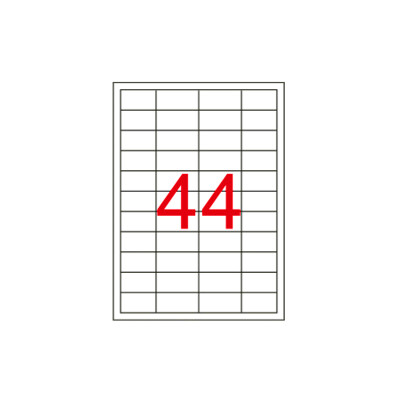 48.5 X 25.4 Lazer Etiket KV-1044 - 1
