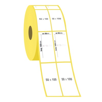 50 x 100 2'li Termal Etiket - 2