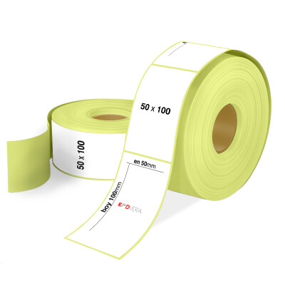 50 x 100 Kuşe Etiket - 1