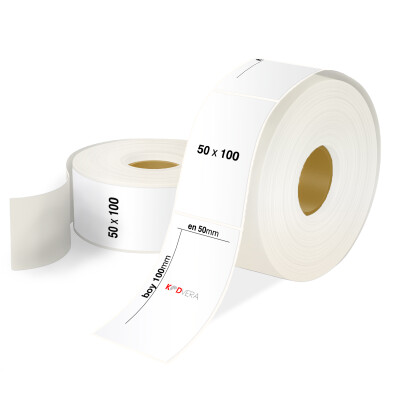 50 x 100 PP Opak Etiket - 1