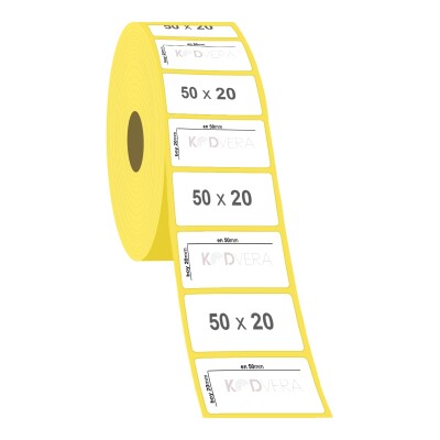 50 x 20 Vellum Etiket - 2