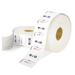 50 x 22 PP Opak Etiket - 1