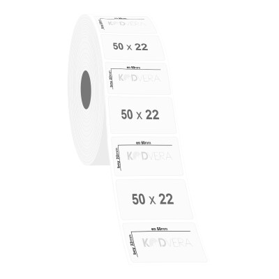 50 x 22 Şeffaf Etiket - 2
