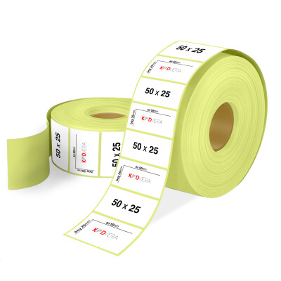 50 x 25 Vellum Etiket - 1
