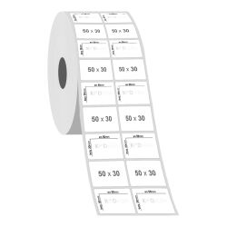 50 x 30 2'li PP Opak Etiket - 2
