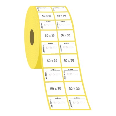 50 x 30 2'li Vellum Etiket - 2