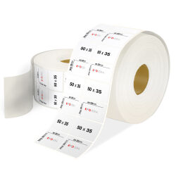 50 x 35 2'li PP Opak Etiket - 1