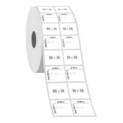 50 x 35 2'li PP Opak Etiket - 2