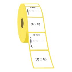 50 x 40 Lamine Termal Etiket - 2
