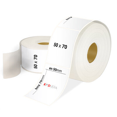 50 x 70 PP Opak Etiket - 1