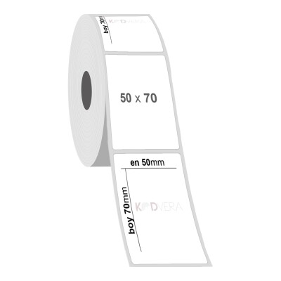 50 x 70 PP Opak Etiket - 2