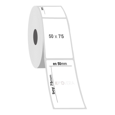 50 x 75 PP Opak Etiket - 2