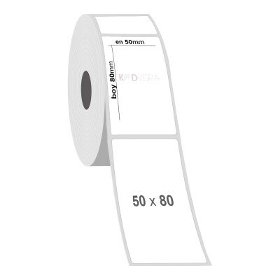 50 x 80 Silver Mat Etiket - 2
