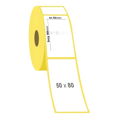 50 x 80 Vellum Etiket - 2
