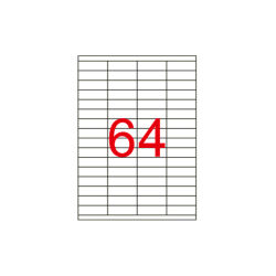 52.5 X 18 Lazer Etiket KV-1164 - 1