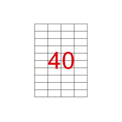 52.5 X 29.68 Lazer Etiket KV-1040 - 1