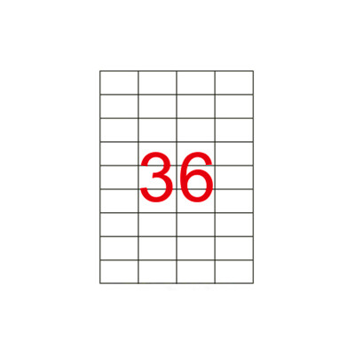52.5 X 33 Lazer Etiket KV-1035 - 1