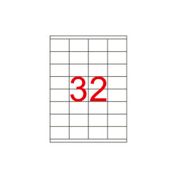 52.5 X 35 Lazer Etiket KV-1032 - 1