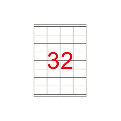 52.5 X 35 Lazer Etiket KV-1032 - 1