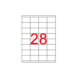52.5 X 41 Lazer Etiket KV-1028 - 1