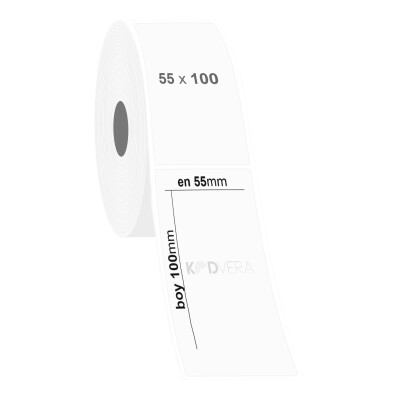 55 x 100 Şeffaf Etiket - 2