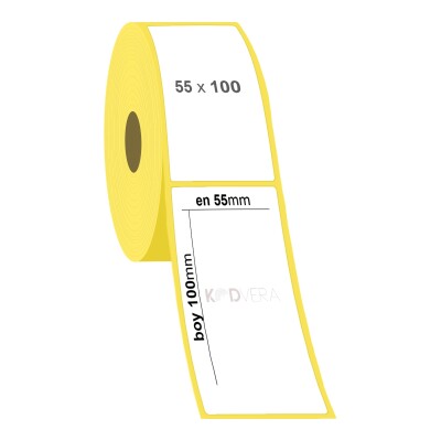 55 x 100 Vellum Etiket - 2