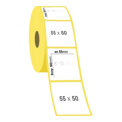 55 x 50 Lamine Termal Etiket - 2