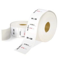 55 x 50 PP Opak Etiket - 1