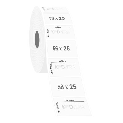 56 x 25 Şeffaf Etiket - 2