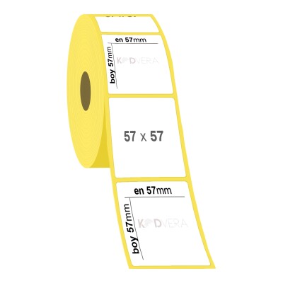 57 x 57 Termal Etiket - 2