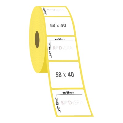 58 x 40 Vellum Etiket - 2