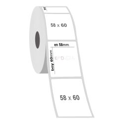 58 x 60 Silver Mat Etiket - 2