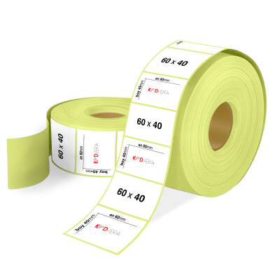 60 x 40 Termal Etiket - 1