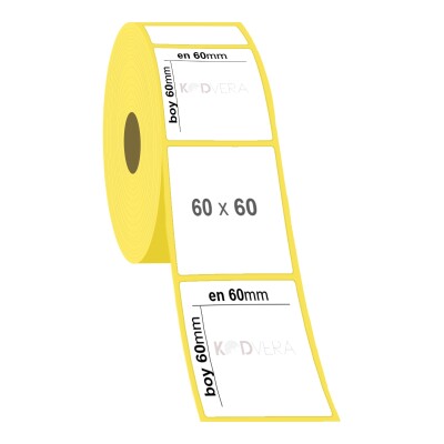 60 x 60 Kuşe Etiket - 2