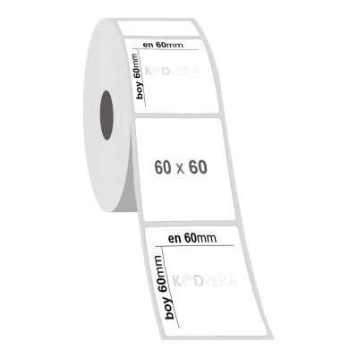 60 x 60 Silver Mat Etiket - 2
